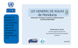 de Honduras LEY GENERAL DE AGUAS