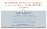 The impacts of China on economic growth: evidence for Brazil, Chile