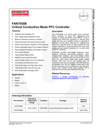 FAN7930B Critical Conduction Mode PFC Controller FAN7930B — Criti c