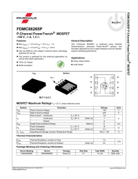 FDMC86265P  P-Channel PowerTrench MOSFET