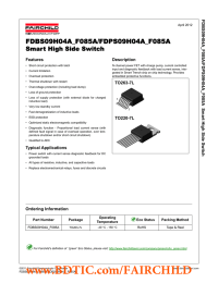 FDBS09H04A_F085A/FDPS09H04A_F085A Smart High Side Switch F DBS09H04A_F085A/F