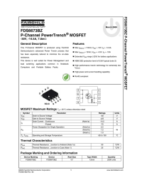 FDS6673BZ P-Channel PowerTrench MOSFET