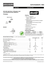 20A, 60V, 0.027 Ohm, N-Channel, Logic Level UltraFET® Power MOSFETs Packaging