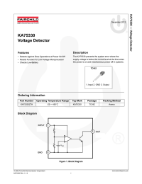 KA75330 Voltage Detector KA75330 — V o