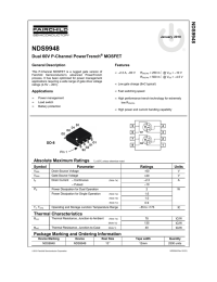 NDS9948 Dual 60V P-Channel PowerTrench MOSFET