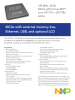 MCUs with external memory bus, Ethernet, USB, and optional LCD