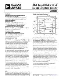 60 dB Range (100 nA to 100 µA) ADL5306