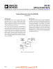 AN-723 APPLICATION NOTE Interrupt Generation Using The ADM106x by Peter Canty