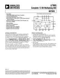 a LC MOS Complete 12-Bit Multiplying DAC