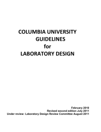 COLUMBIA UNIVERSITY GUIDELINES for