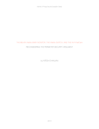 !! ! THE BELKIN WeMo BABY MONITOR, THE WeMo SWITCH, AND THE... RECONSIDERING THE PERIMETER SECURITY ARGUMENT