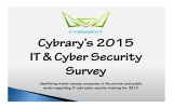 Cybrary’s 2015 IT &amp; Cyber Security Survey