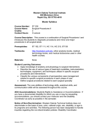 Western Dakota Technical Institute 800 Mickelson Drive Rapid City, SD 57703-4018