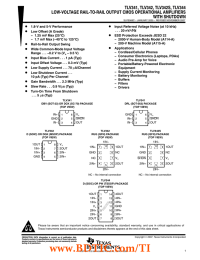 TLV341, TLV342, TLV342S, TLV344 LOW-VOLTAGE RAIL-TO-RAIL OUTPUT CMOS OPERATIONAL AMPLIFIERS WITH SHUTDOWN