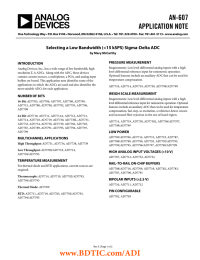 AN-607 APPLICATION NOTE