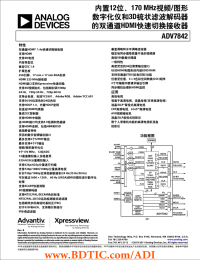 ADV7842 功能框图