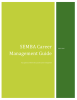 SEMBA Career Management Guide  2015-2016
