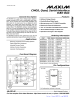 MAX500 CMOS, Quad, Serial-Interface 8-Bit DAC _______________General Description