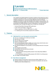 TJA1055 1. General description Enhanced fault-tolerant CAN transceiver