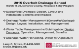 2015 Overholt Drainage School