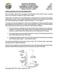 BUILDING CODE MANUAL #1 COUNTY OF LOS ANGELES 106.3