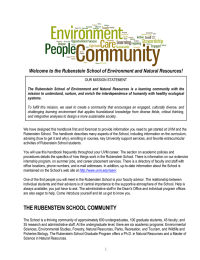Welcome to the Rubenstein School of Environment and Natural Resources!