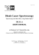 Diode Laser Spectroscopy DLS1-A USER’S MANUAL