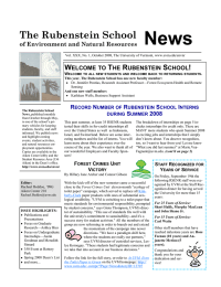 News The Rubenstein School W