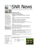 N SNR ews Welcome to SNR