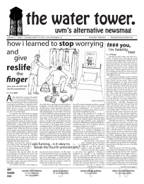 volume 11 - issue 7 - tuesday, march 13, 2012 -...  uvm.edu/~watertwr     -    ...