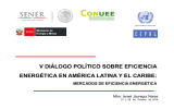 V DIÁLOGO POLÍTICO SOBRE EFICIENCIA MERCADOS DE EFICIENCIA ENERGÉTICA