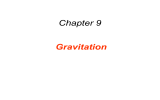 Chapter 9 Gravitation