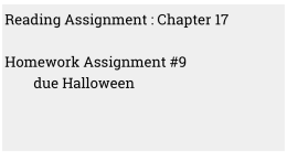 Reading Assignment : Chapter 17 Homework Assignment #9 ∇ E /