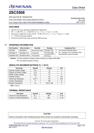 2SC5508  Data Sheet Preliminary