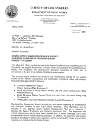 COUNTY OF LOS ANGELES DEPARTMENT OF PUBLIC WORKS