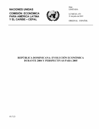 NACIONES UNIDAS COMISIÓN  ECONÓMICA PARA AMÉRICA LATINA