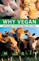 Why Vegan