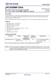 μ PC4558MF-DAA  Data Sheet