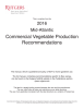 Commercial Vegetable Production Recommendations 2016 Mid-Atlantic