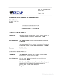 Economic and Social Commission for Asia and the Pacific