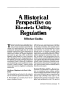 Historical Perspective Electric Utility