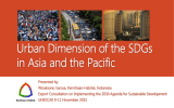 Urban Dimension of the SDGs in Asia and the Pacific