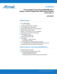 AT24CS32 I C-Compatible (2-wire) Serial EEPROM with a