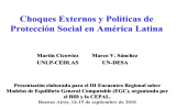 Choques Externos y Políticas de Protección Social en América Latina