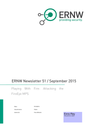 ERNW Newsletter 51 / September 2015 FireEye MPS