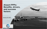 Airport PPPs: Benefits, drivers, and success factors