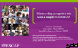 Measuring progress on implementation MIPAA Vanessa Steinmayer