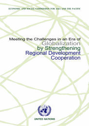 Globalization by Strengthening Regional Development Cooperation