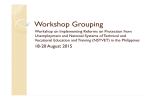Workshop Grouping