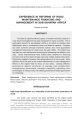 EXPERIENCE IN REFORMS OF ROAD MAINTENANCE FINANCING AND MANAGEMENT IN SUB-SAHARAN AFRICA ABSTRACT